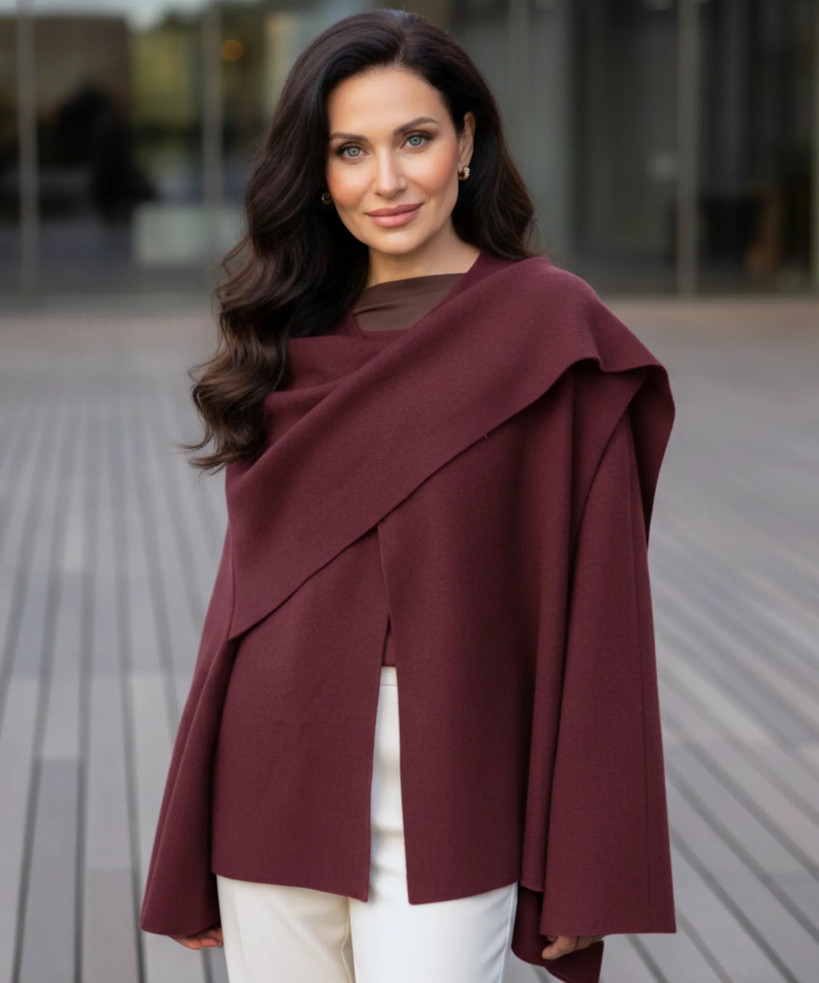 Comprar casaco feminino tricot oversized lã batida inverno quente confortável em promoção ZARA