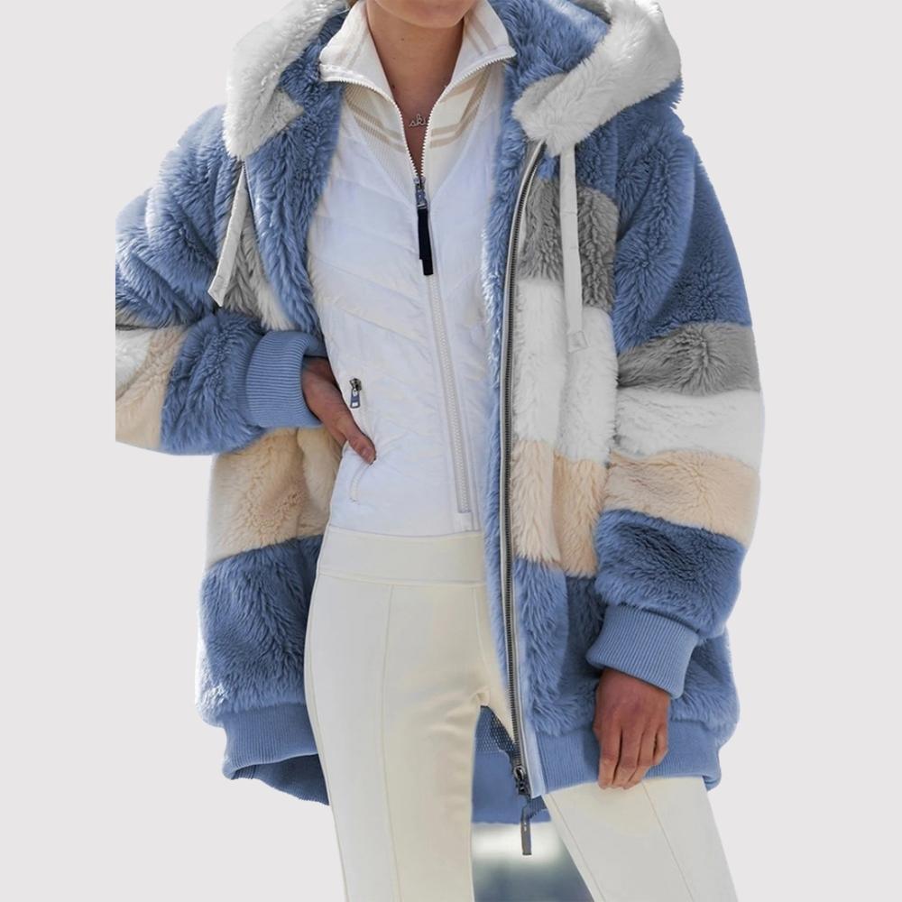 Anellimn comprar melhor casaco sobretudo grosso de lã Feminino casaco de inverno poncho barato preço