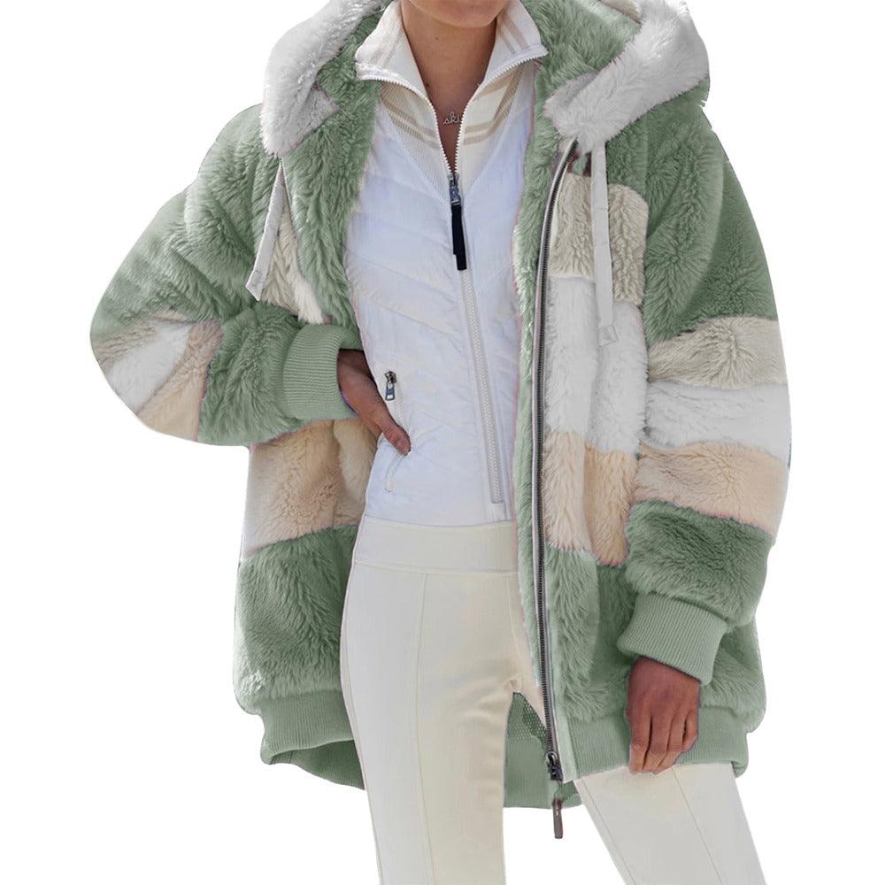 Anellimn comprar melhor casaco sobretudo grosso de lã Feminino casaco de inverno poncho barato preço