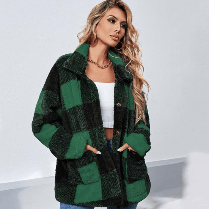 Anellimn comprar melhor casaco sobretudo  grosso de lã Feminino jaqueta teddy de inverno barato preço