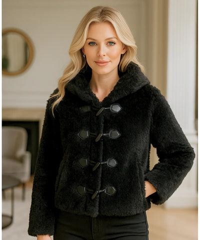 Casaco Teddy Feminino Grosso Forrado Para Inverno Elegante | Maluma
