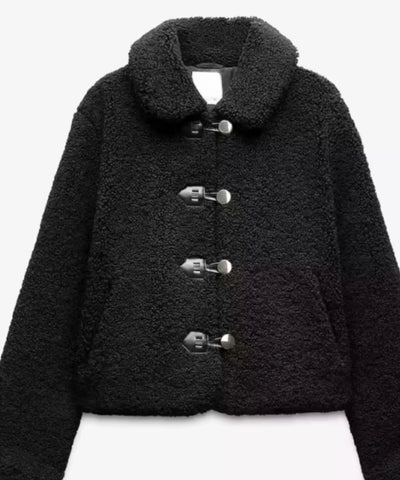 Casaco Teddy Feminino Grosso Forrado Para Inverno Elegante | Maluma