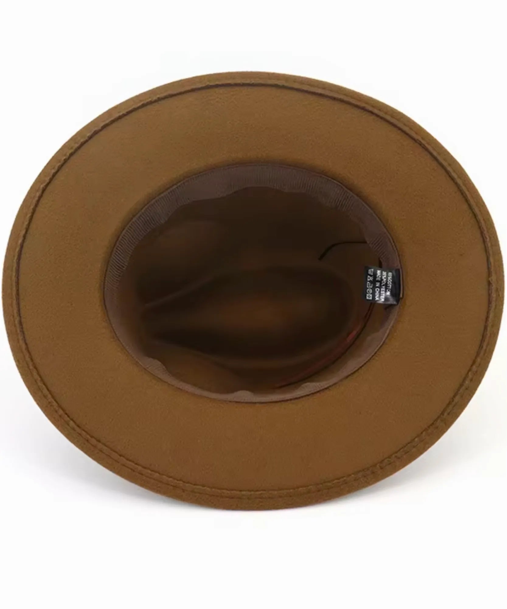 Comprar chapéu fedora feminino feltro aba reta copa clássica elegante outono inverno barato  ANELLIMN