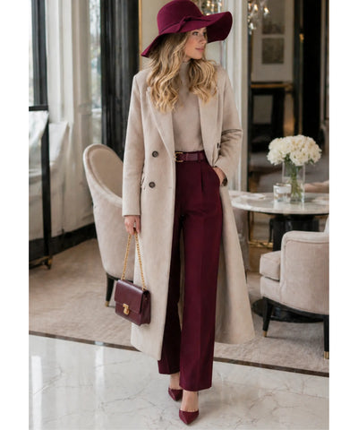 Comprar chapéu fedora feminino aba larga feltro lã floppy elegante outono inverno barato ANELLIMN