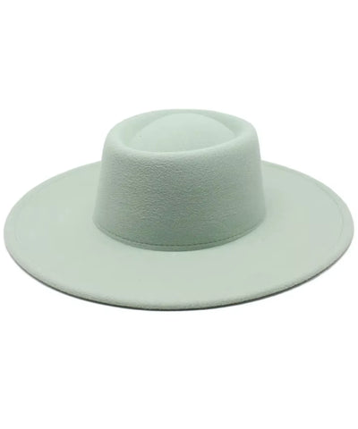 Comprar chapéu de feltro aba larga estruturado elegante para o dia a dia barato em promoção ANELLIMN