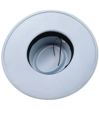 Comprar chapéu de feltro aba larga estruturado elegante para o dia a dia barato em promoção ANELLIMN