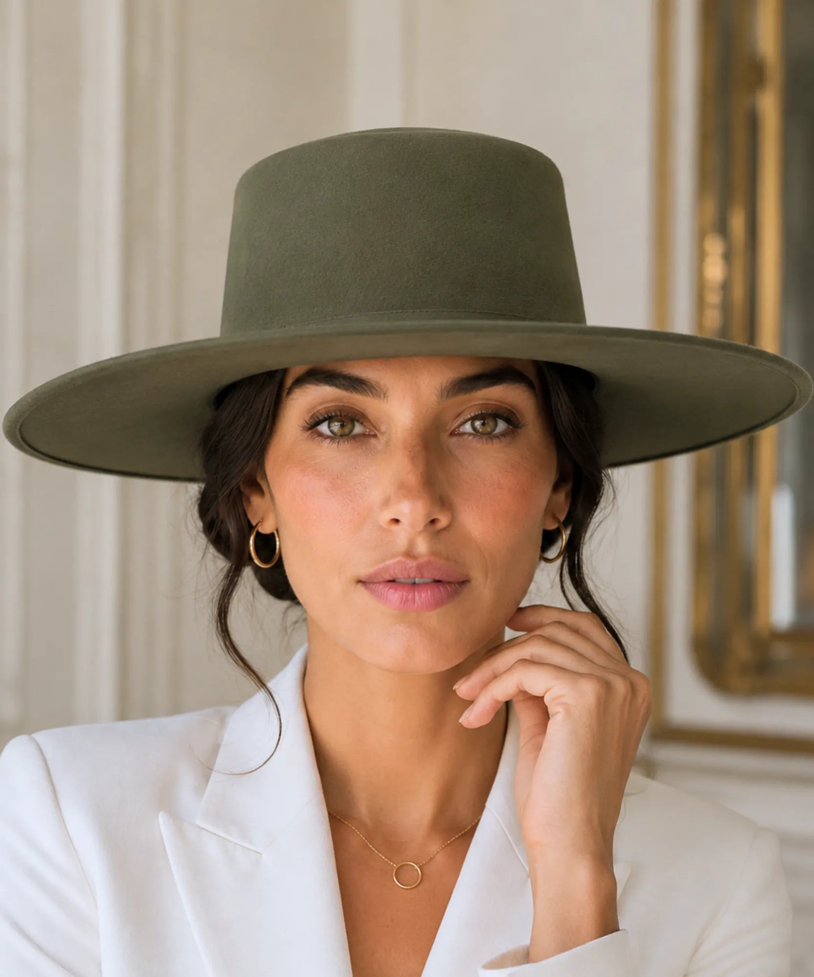 Comprar chapéu de feltro aba larga estruturado elegante para o dia a dia barato em promoção ANELLIMNComprar chapéu de feltro aba larga estruturado elegante para o dia a dia barato em promoção ANELLIMN