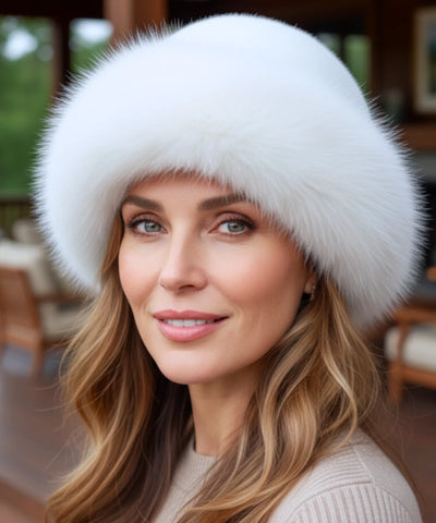 Chapéu Feminino de Inverno com Pelúcia Térmico Elegante | Leona
