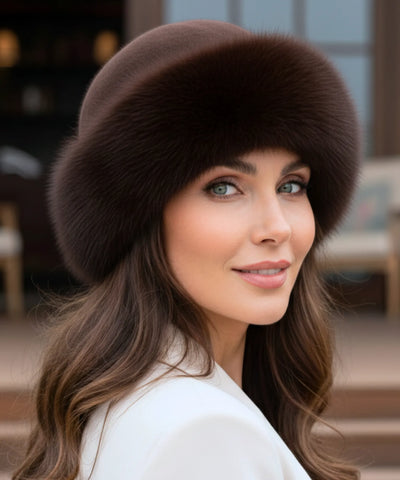 Comprar Chapéu Feminino de Inverno com Pelúcia Térmico Elegante ZARA