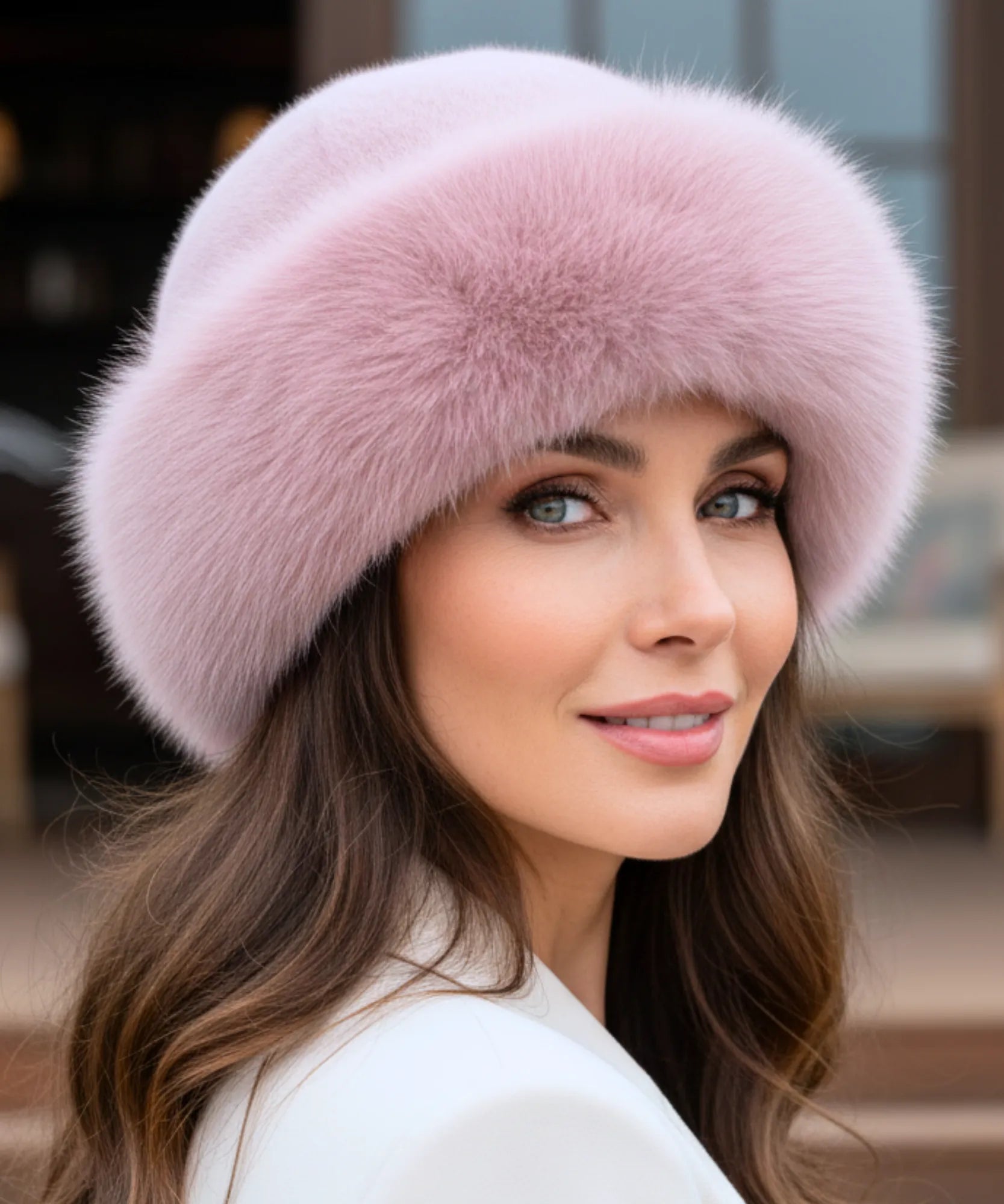Comprar Chapéu Feminino de Inverno com Pelúcia Térmico Elegante ZARA