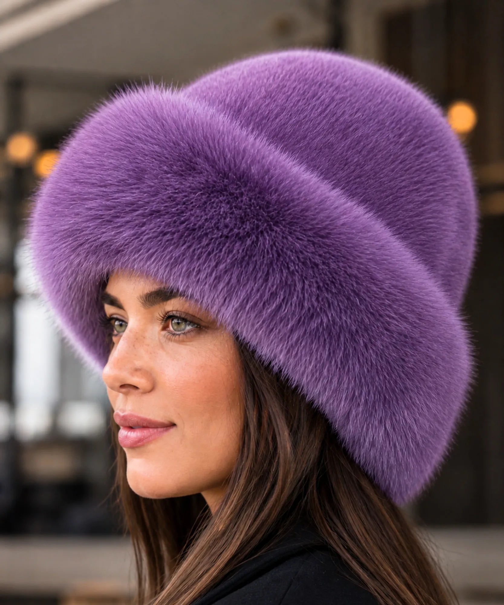 Comprar Chapéu Feminino de Inverno com Pelúcia Térmico Elegante ZARA