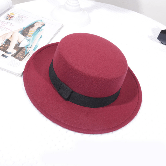  Anellimn comprar chapeu feminino europeu chapeu de inverno classico chapéu fedora preço barato