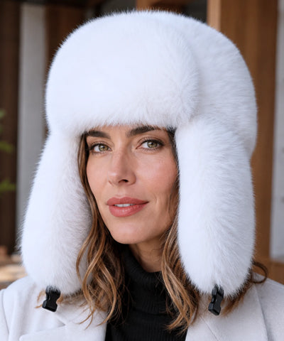 Comprar Chapéu Feminino Pelo Sintético Estilo Russo com Abas Quentinho Barato em Promoção ANELLIMN