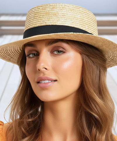 Chapéu Panamá Feminino de Palha Elegante | Bali