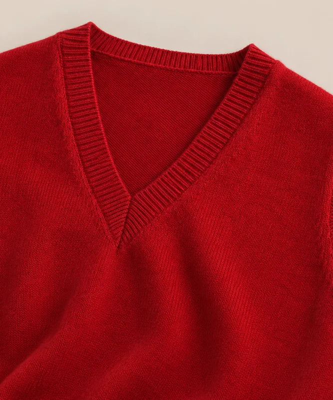 Comprar colete feminino tricot gola V canelado oversized sem mangas leve elegante inverno em promoção ZARA