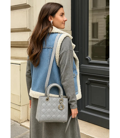 Comprar colete jeans feminino com forro de pelúcia térmica para dias de frio em promoção ZARA
