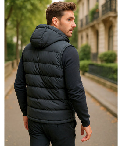 Colete Masculino Puffer Capuz Térmico Inverno Elegante | Don