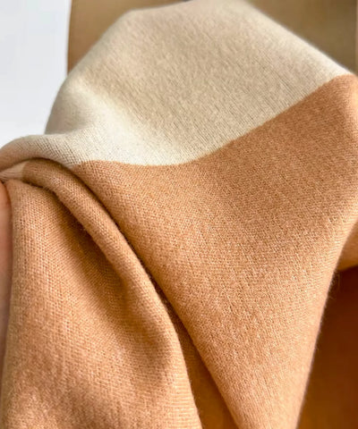Comprar echarpe feminina dupla face com franjas acabamento premium cachecol lã inverno barato ANELLIMN