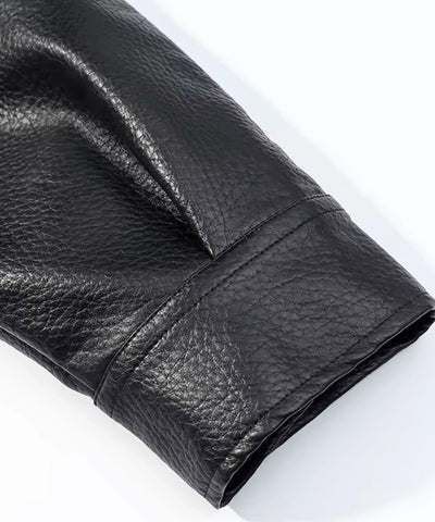 Comprar jaqueta de couro feminino oversized biker gola alta motoqueira em promoçãoZARA