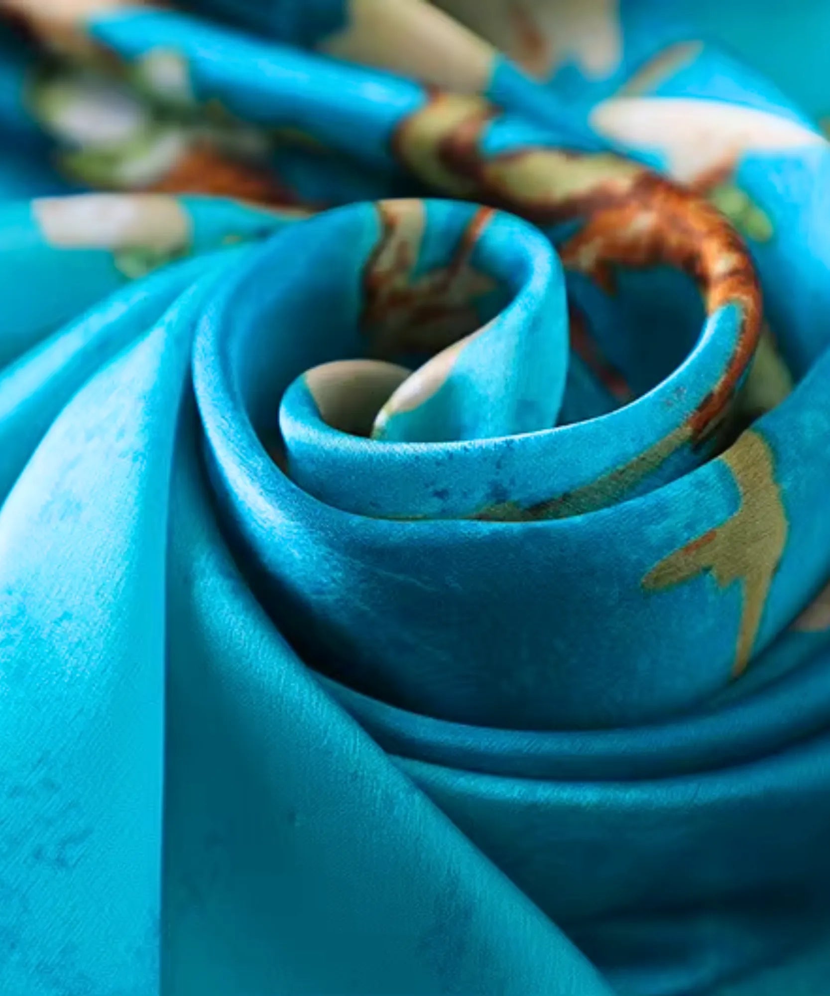 Comprar lenço de seda feminino estampado elegante macio echarpe de pescoço para o dia a dia e festas barato ANELLIMN