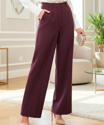 Conjunto Alfaiataria Feminino Blazer Calça Social Bordô | Lolie