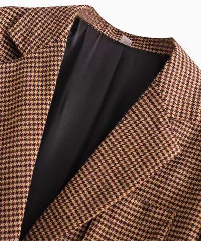 Conjunto Alfaiataria Feminino Blazer Saia Tweed | Zizi