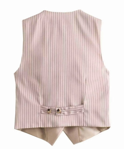 Conjunto Alfaiataria Feminino Colete Calça Elegante | Lolin