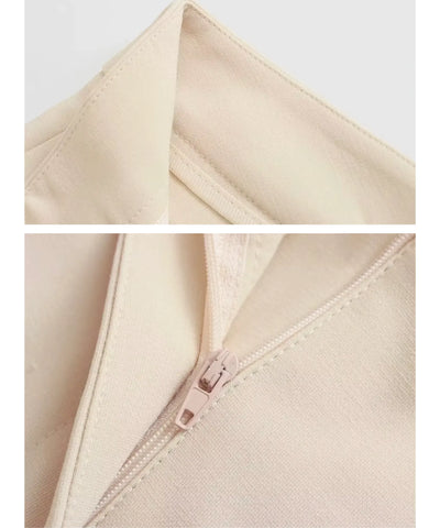 Comprar Conjunto Alfaiataria Tomara que Caia com Calça Reta para Trabalho, Eventos ou Reuniões Elegantes barato ANELLIMN