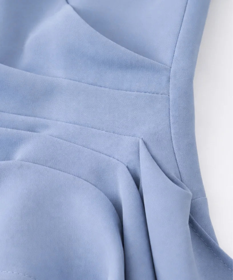 Comprar conjunto alfaiataria feminino elegante com top amarração lateral e calça cintura alta em promoção ZARA