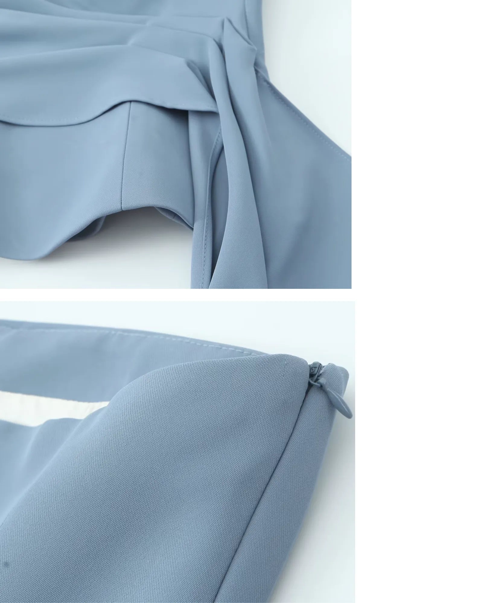 Comprar conjunto alfaiataria feminino elegante com top amarração lateral e calça cintura alta em promoção ANELLIMN