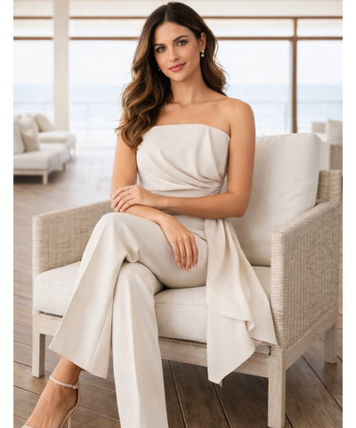 Conjunto Alfaiataria Feminino Elegante com Amarração | Zelo