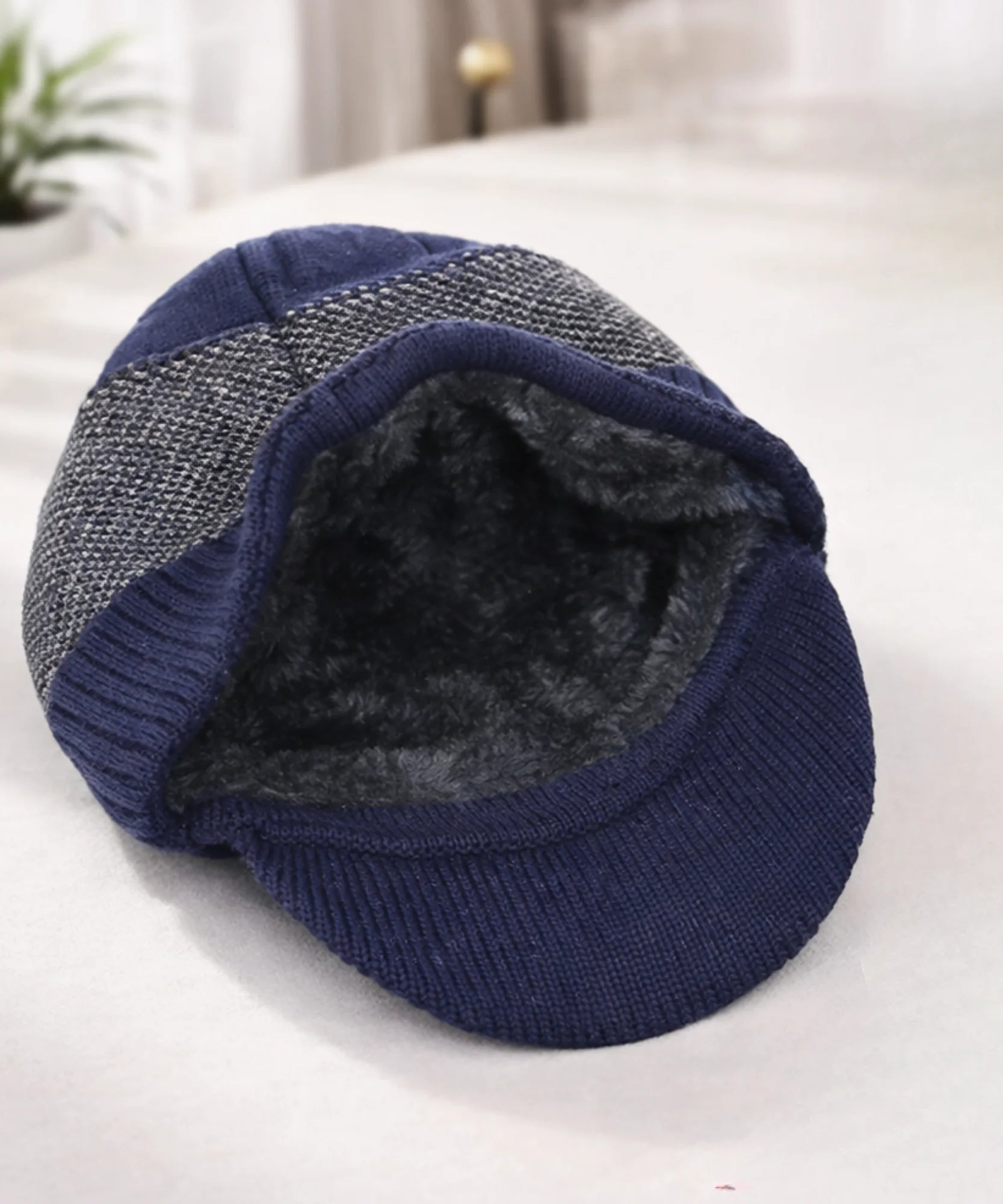 Comprar conjunto masculino chapéu e cachecol inverno elegante urbano
