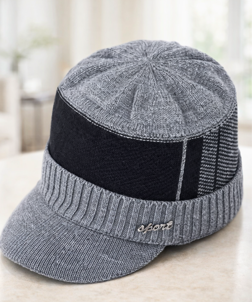 Comprar conjunto masculino chapéu e cachecol inverno elegante urbano