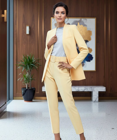 Conjunto Feminino Alfaiataria Blazer e Calça Elegante | Salazar
