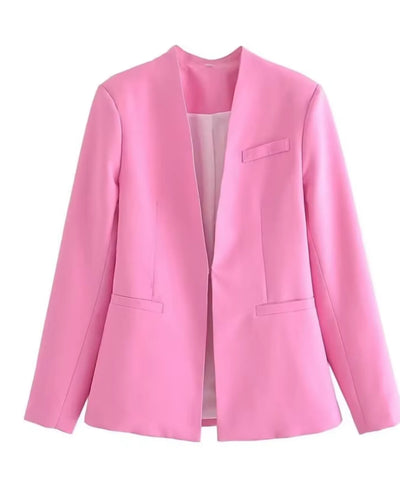 Comprar conjunto feminino alfaiataria azul com blazer e calça elegante para trabalho e reuniões barato ZARA