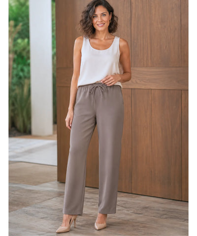 Conjunto Feminino Alfaiataria com Blusa e Calça em Linho | Biah