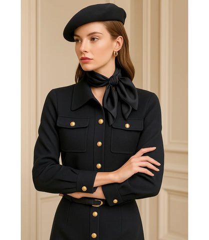 Comprar Conjunto Feminino Alfaiataria Tricot para Trabalho e Festas Preto ZARA
