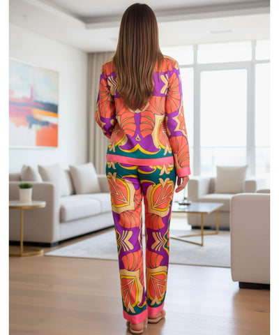 Conjunto Feminino Calça E Blusa Estampado Verão | Snow