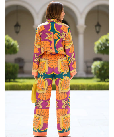 Conjunto Feminino Calça E Blusa Estampado Verão | Snow