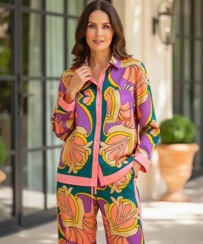 Conjunto Feminino Calça E Blusa Estampado Verão | Snow