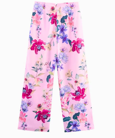 Conjunto Feminino Calça Pantalona e Blusa Elegante Casual | Nana