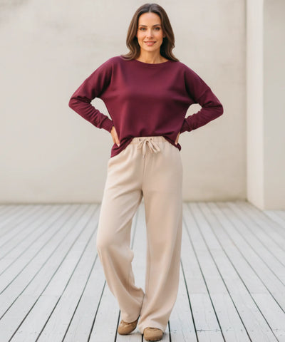 Conjunto Moletom Feminino Com Capuz E Zíper Casual | Cristel