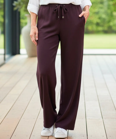 Comprar conjunto moletom feminino com capuz e zíper dourado calça wide leg casual elegante em promoção ZARA