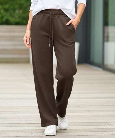 Comprar conjunto moletom feminino cropped capuz zíper calça pantalona wide leg casual oversized em promoção ZARA