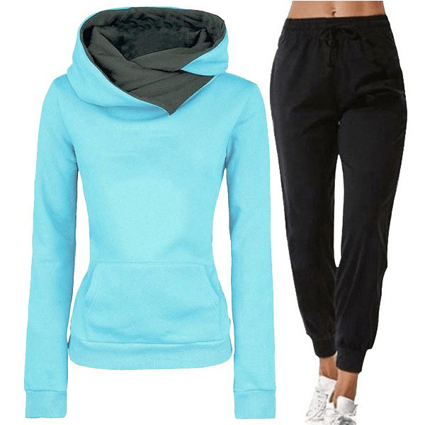 Anellimn conjunto de moletom feminino agasalho preço feminino casaco feminino de inverno barato