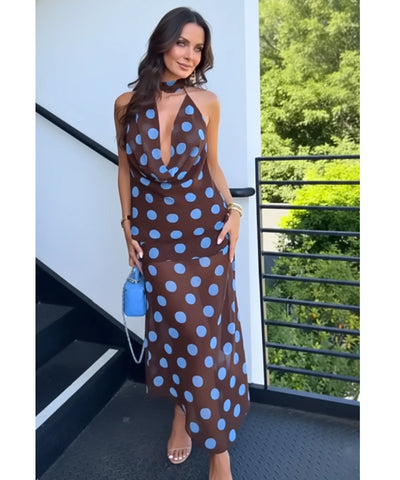 Conjunto Saia e Blusa Feminino Poá Saia Midi Elegante | Amélie