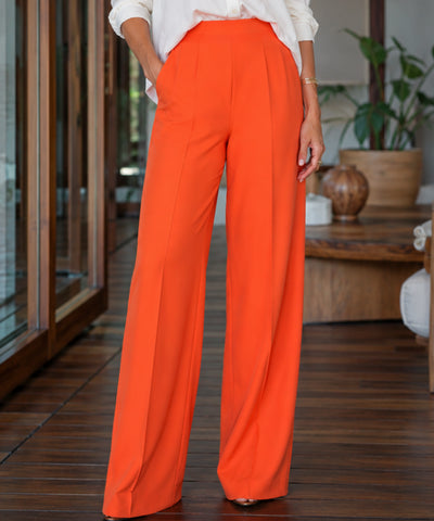 Blazer feminino com faixa e calça flare em alfaiataria moderna barata e promoção ANELLIMN