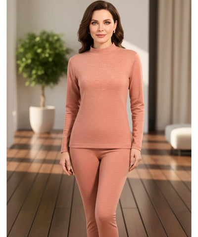 Conjunto Térmico Feminino Gola Alta Forro Pelúcia | Fleen