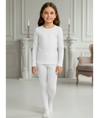 Comprar conjunto térmico infantil forrado pelúcia manga longa meia-calça inverno menina balé dança barato