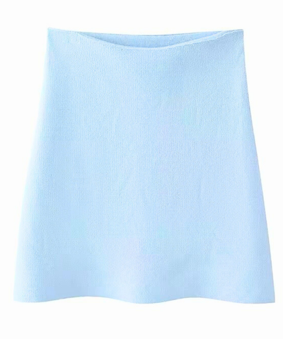 Conjunto Tricot Feminino Cardigan e Saia Inverno Elegante | Zelo